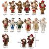 Standing Santa Claus  Statue Ornaments 30/45cm Santa Claus Toy Santa Claus Doll  Mall