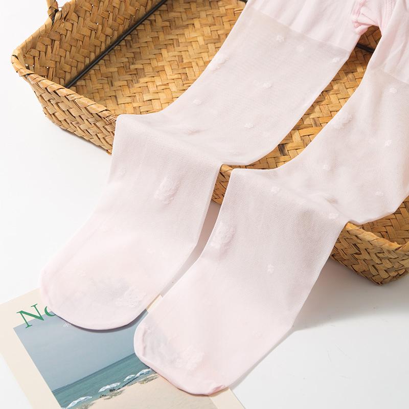 Summer Ultra Thin Girls' Pantyhose Children's Anti-hook Silk Leggings Large Children's Dance Socks Pantyhose