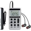 Portable AM FM Radio, Walkman Radio with Digital Tuning LCD Display, Rechargeable Pocket Radio with Earphone, Small Radio with Detachable Belt Clip