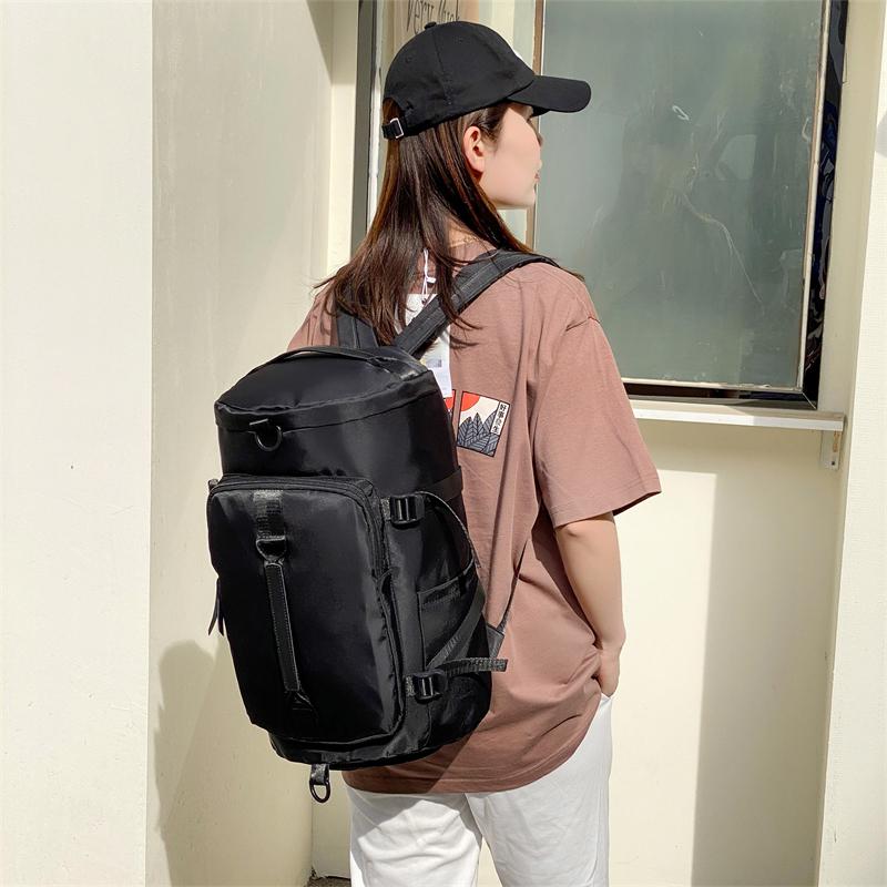 Multi-function Double Shoulder Travel Bag Dry and Wet Separation Swimming Fitness Bag with Shoe Compartment Yoga Bag