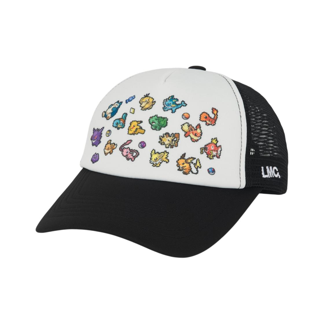 LMC x Pokemon Pixel Art Multi Trucker Cap Black ONE SIZE