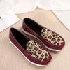 Big Size Women's Shoes 2025 Summer New Metal Buckle Big Size Flat Bottom Casual Cloth Single Shoes