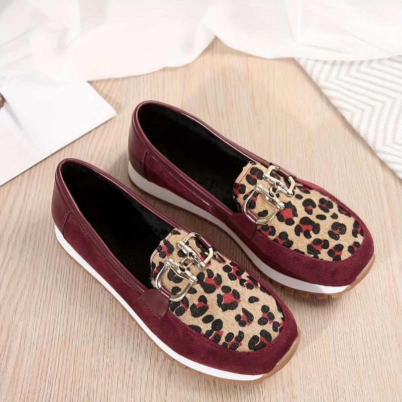 Big Size Women's Shoes 2025 Summer New Metal Buckle Big Size Flat Bottom Casual Cloth Single Shoes
