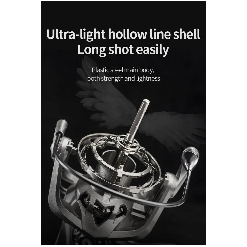 Big Spinning Fishing Reel 8000-14000 9000 10000 12000 Max Drag 20KG Sea Reel  Free Line Saltwater Freshwater Fish Pesca