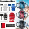 Bicycle Helmet Padding Foam Liner Kit Detachable One-Piece EVA Hot Cold Press Molding Comfortable Breathable Cycling Accessory
