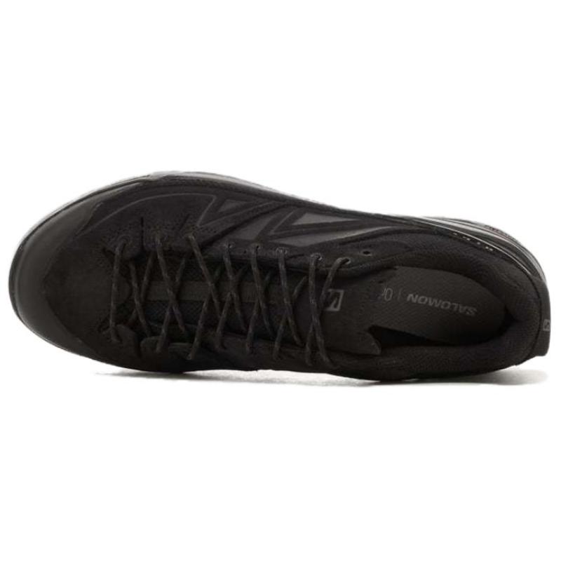 X-ALP Salomon Leather 'Black Asphalt' Sneakers L47596300