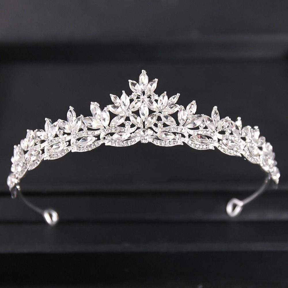 Hair Hoop Bridal Princess Crown Headbands Rhinestone Diadem Crystal Crown Headwear  Girls Party