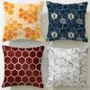 Floral Texture Cushion Cover Soft  EasyWash Pillow Case  Versatile for Couch Bed Travel and Office