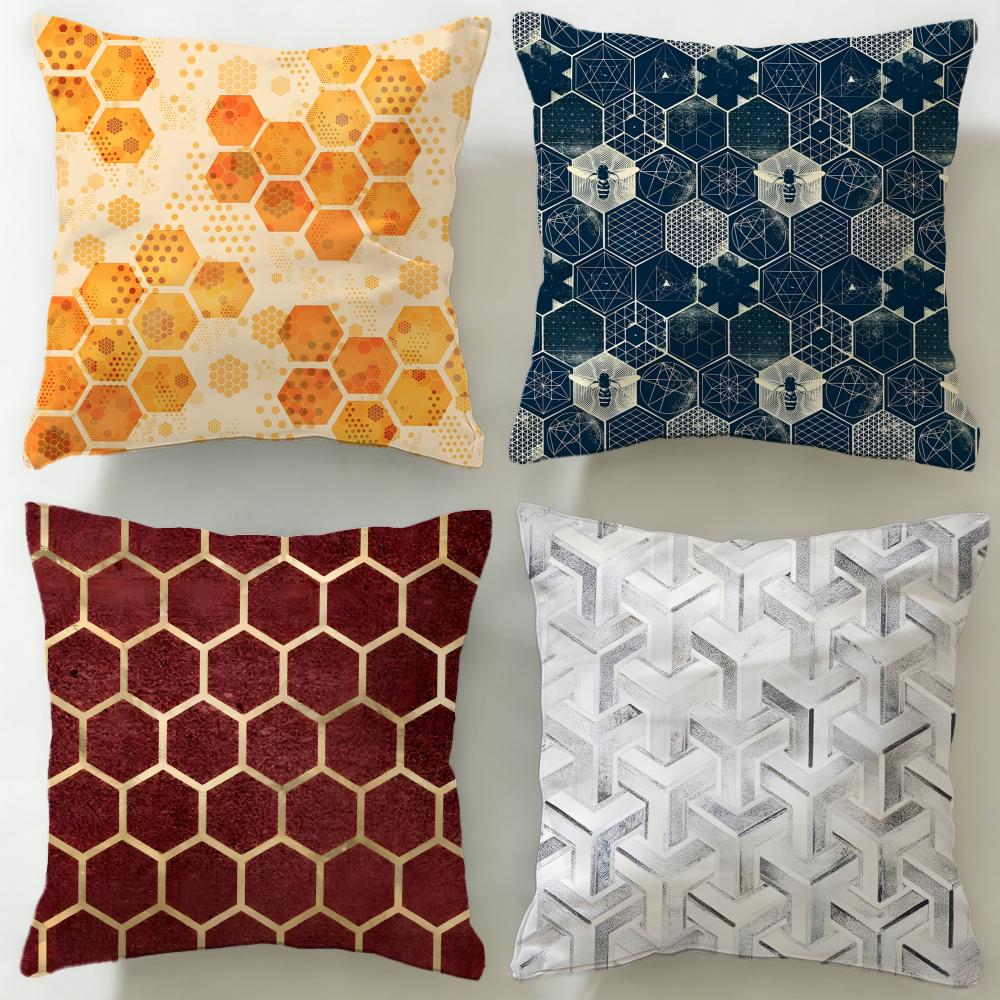 Floral Texture Cushion Cover Soft EasyWash Pillow Case Versatile for Couch Bed Travel and Office