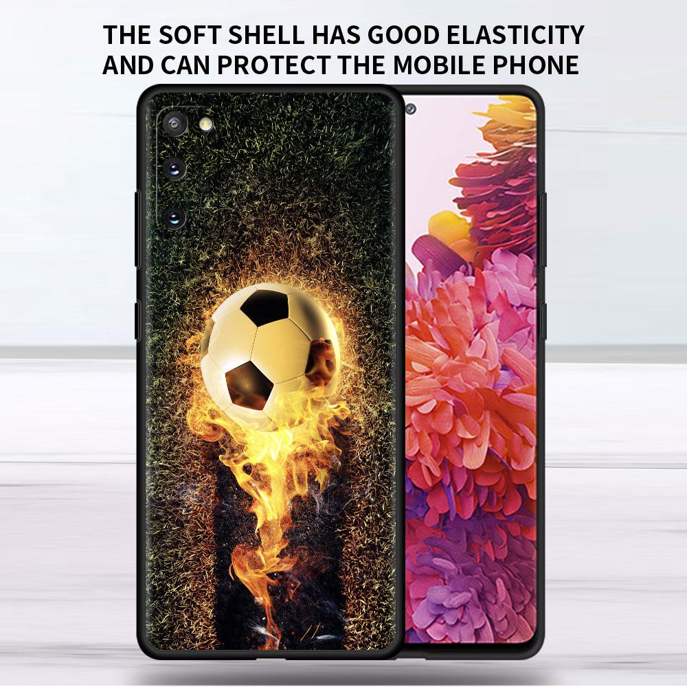 

Мягкий чехол для Samsung Galaxy Note 20 Ultra 10 Plus Lite A50 A70 A20 A40 A20e 9 8 A60 A10e Funda Phone Cover I Love Football Capa Samsung Note 8