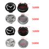 56MM Car Logo Wheel Center Hub Caps Badge Cover Sticker For Mazda Axela Demio Atenza CX CX3 CX7 CX30 CX60 CX9 2 3 4 323 MX3 MX6
