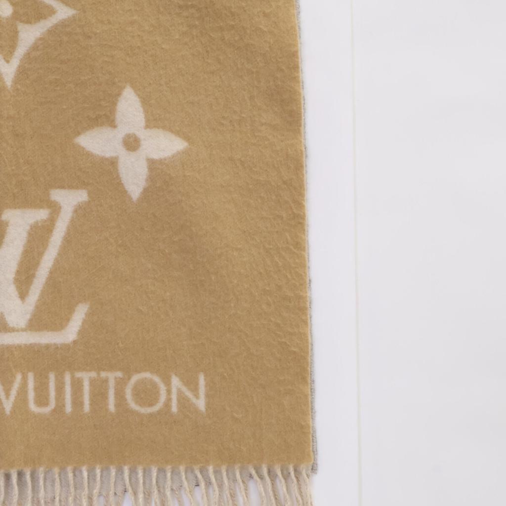 Louis Vuitton [Ausgezeichneter Zustand/Inlandsautorisiert] 2024 Reykjavik Gradient Kaschmirschal M73675 Schal beigeGebraucht