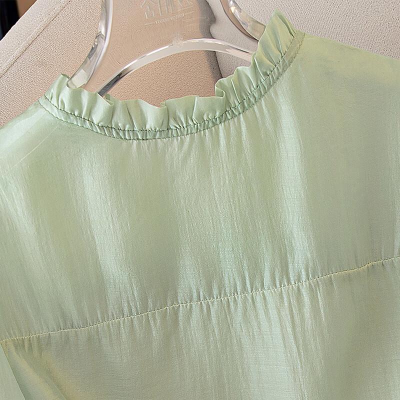 Women's New Chinese Style Loose Fit Short Shirt