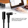 Laptop-Ladekabel mit USB-Typ-C- zu 4,0 x 1,7 mm Steckern, 20 V Schnellladung Geflochtenes Kabel für Notebook