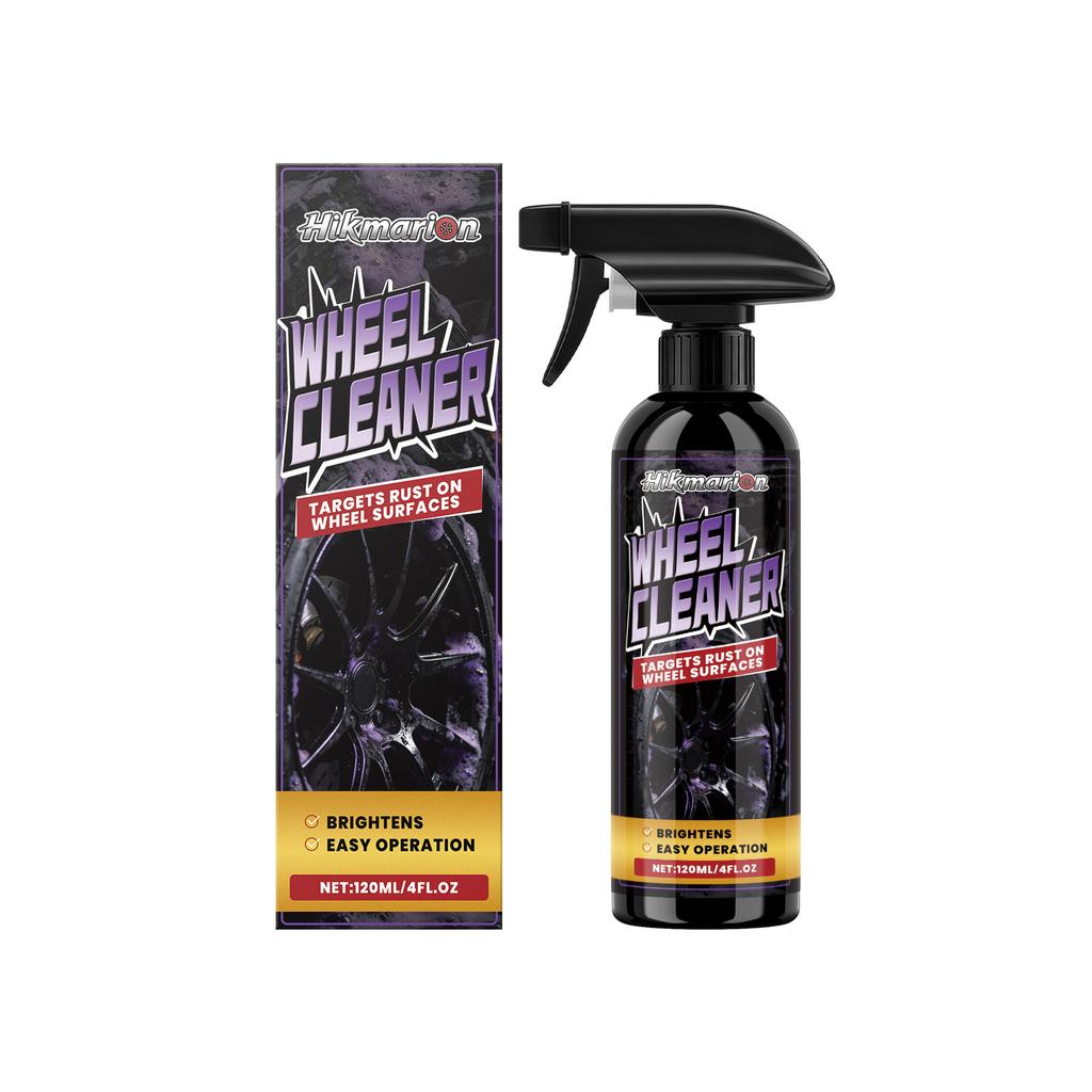 Car wheel cleaning spray, tire cleaning and maintenance spray, 120ml