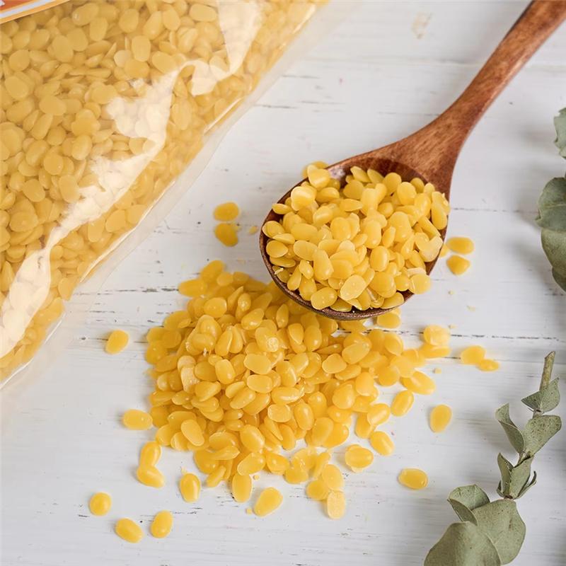 A25F-1LB Beeswax DIY Handmade Candle Making Supplies Wax Raw Material Odorless Particles Beeswax жёлтый