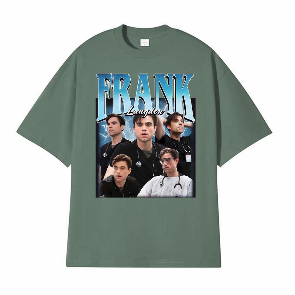 

Dr Frank Langdon Print Tshirts Men Women Clothing Summer Fashion 100 Cotton T Shirts Oversized Loose Cotton Tshirt Streetwear 3XL