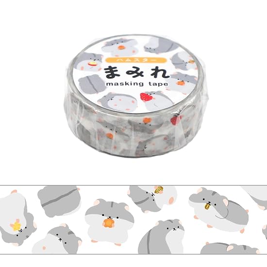 World Craft Masking Tape Mamire Masking Tape Hamster MRMT-006 B0F525TPDW