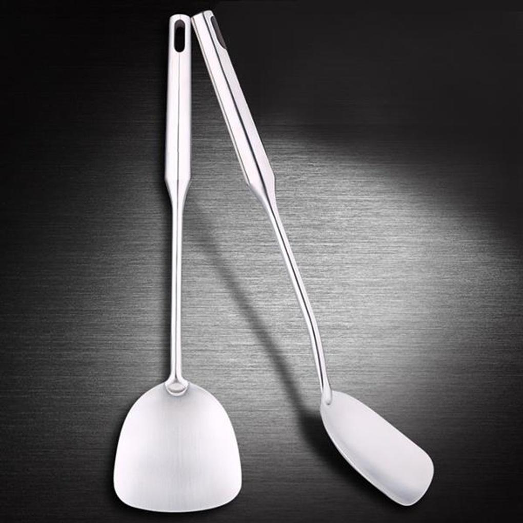 [cookings] Chef Stainless Steel Spatula (37.5*9.5cm)/Stir-frying Cooking Tool