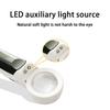 LED Light Magnifier 16X Illuminated Magnifier Small Magnifier Portable Magnifier For Exploring Close Work Crafting Seniors