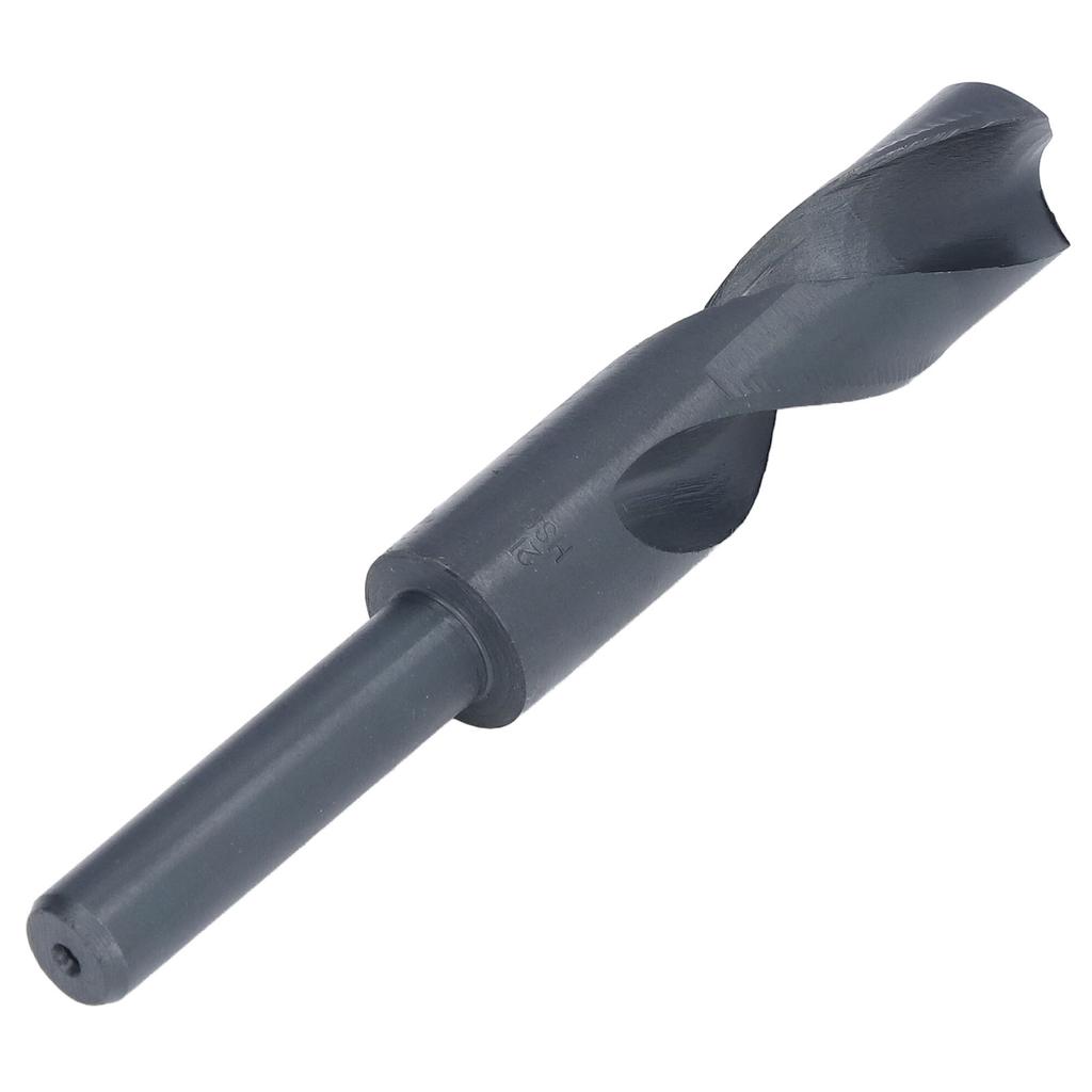 Twist Drill Bit High Speed Steel 12in Straight Shank 21mm Blade Drilling Tool Black