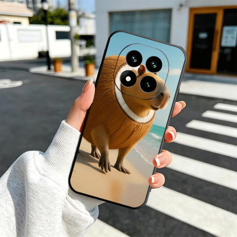 Italian Brainrot Animals Soft Phone Case for Xiaomi Redmi Note 12 13 14 15 Pro Plus 11 12S 11S 11T 10 4G Black Cover Back Shell