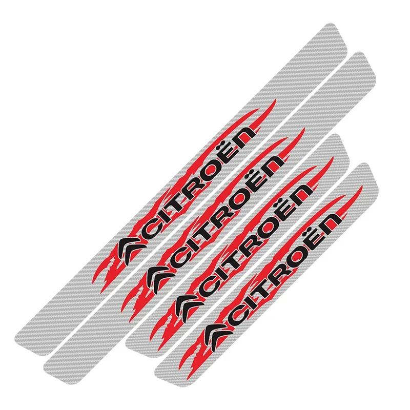 

Car Door Sill Protector Stickers for Citroen C2 C3 C4 C4L DS4 DS5 DS6 Xsara Picasso Aircross Cactus C-Elysee Anti-Scratch Decal