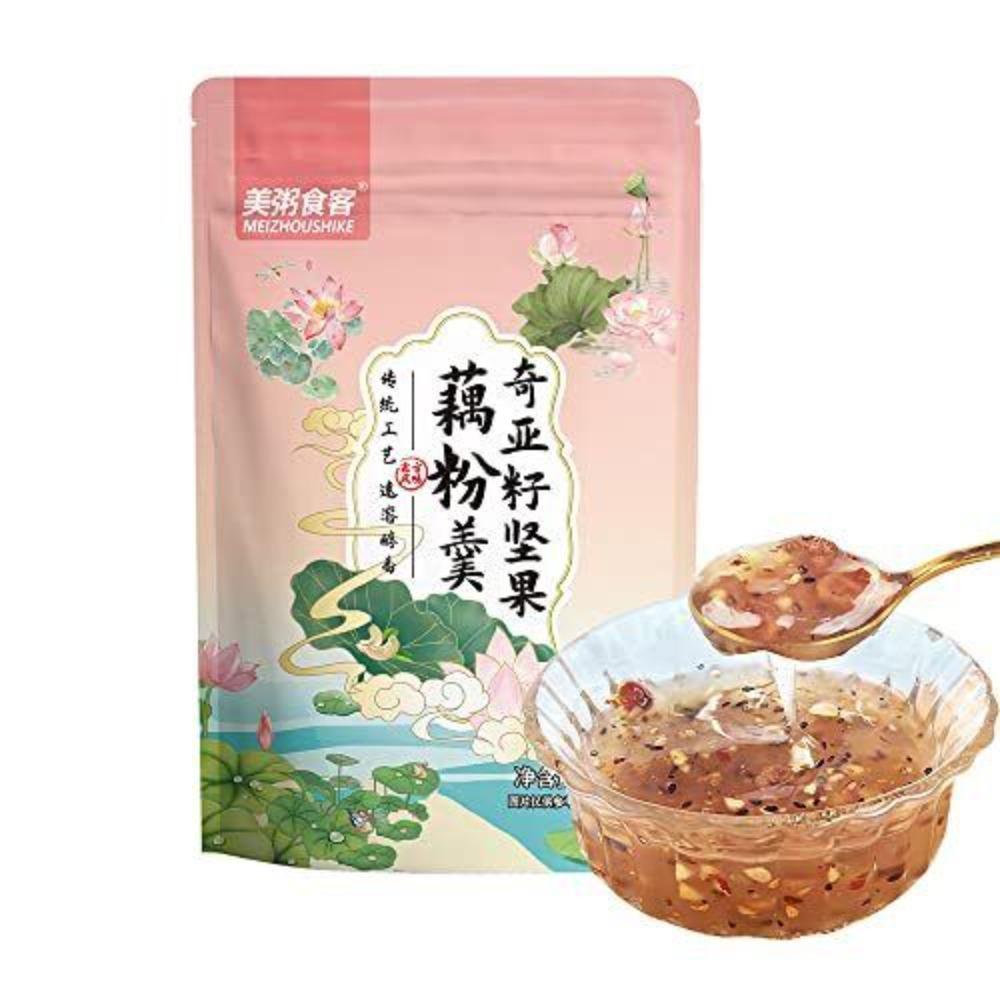 Loose Leaf Organic Green Tea Ecological Lotus Root Starch 500g Instant Nut Original Chinese Breakfast Food Powder