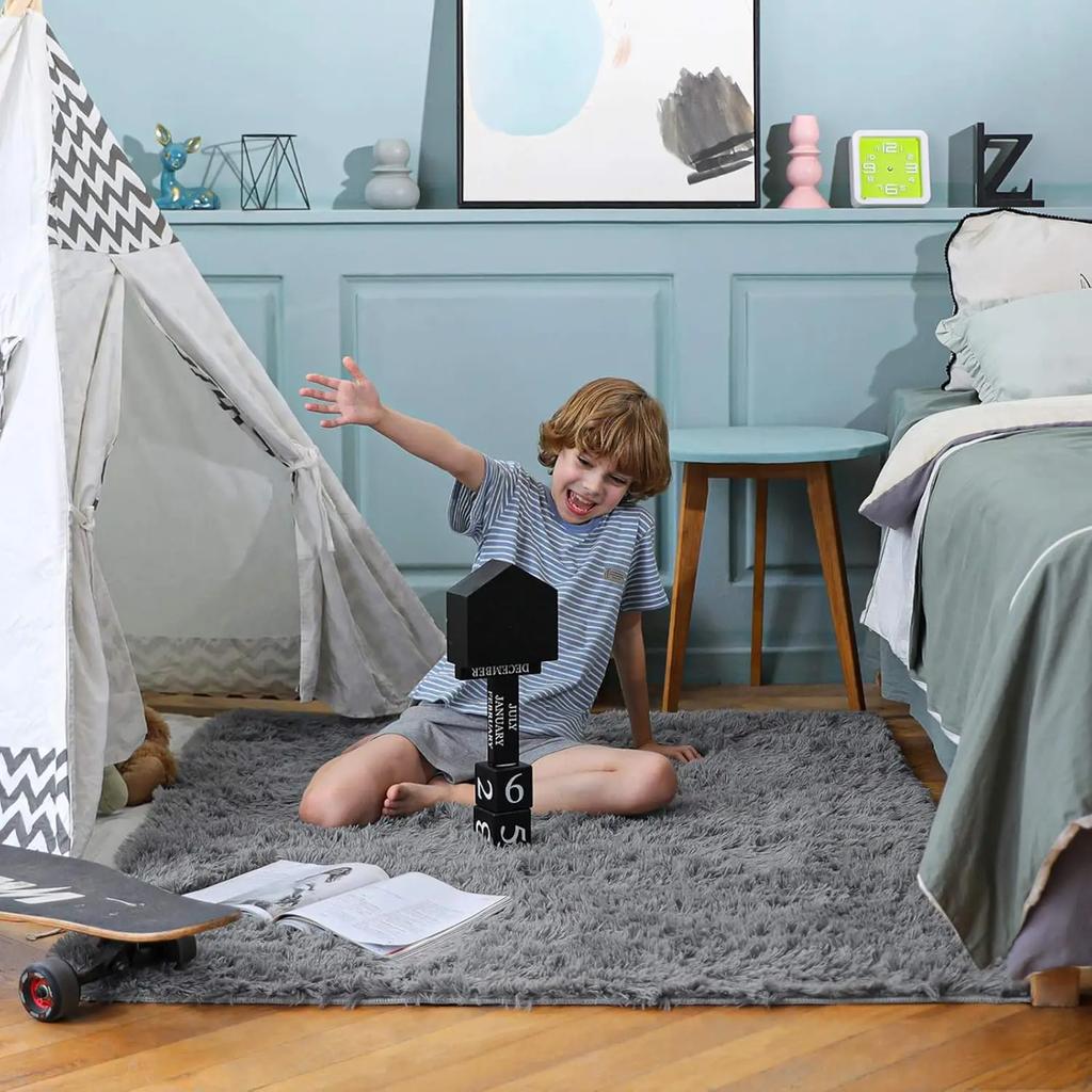 Modern Minimalist Plush Carpet For Soft Bedroom, Living Room, Indoor Floor Mat, Home Decoration, Children's Room Carpet