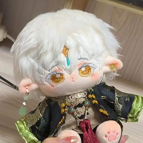 niannyyhouse Ancient Style Suit (Jacket, Shirt, Pants) 20cm Plush Clothes, Doll Accessories