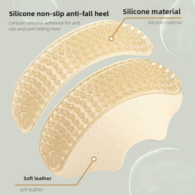 High Heels Are Soft, Anti-wear and Anti-drop, and The Heel Sticker Can Be Cut, Self-adhesive, and The Size-adjusting Half-size Pad.