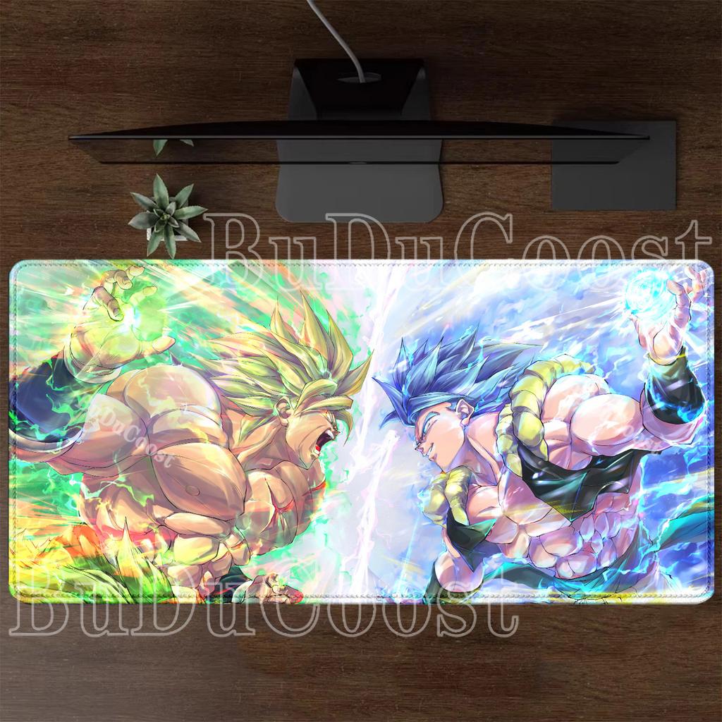 HD-Druck Dragon Ball Son Goku Mauspads Computer Esports Schreibtischmatte Tastatur Gaming Büro Zubehör Rutschfeste Basis XXL Mauspads
