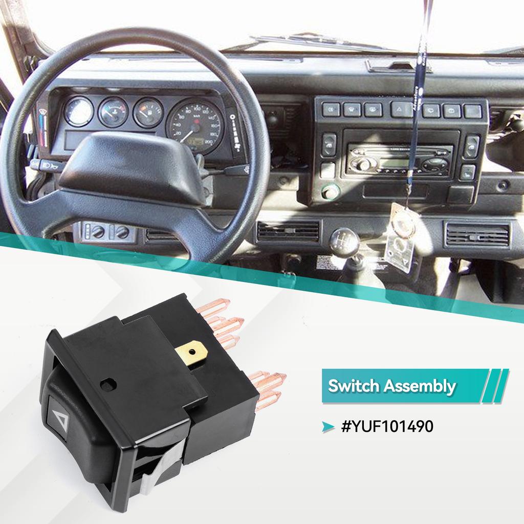 7-poliger Warnblinkschalter für Autos #YUF101490 für Land Rover Defender 90 110 130 1990-2001, alle Modelle, Notsignal