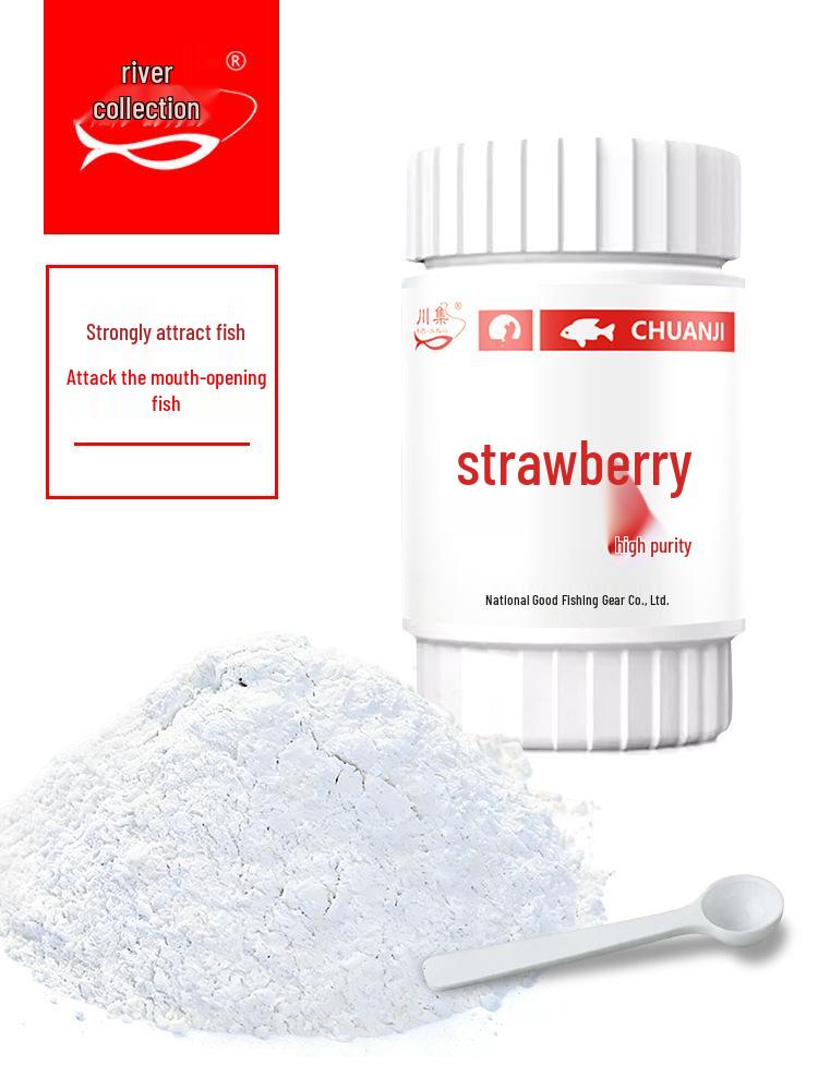 Strawberry Flavor Attractant for Crucian, Silver, Bighead, and White Carp Fishing