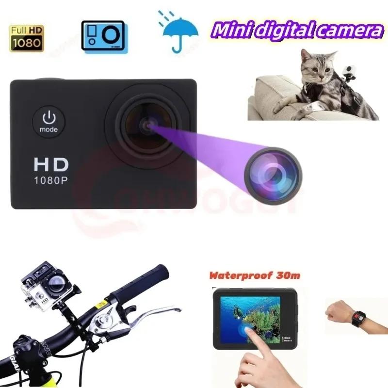 

Спортивна DV Mini 1080P зовнішня водонепроникна камера 2,0-дюймова спортивна камера No Card срібний