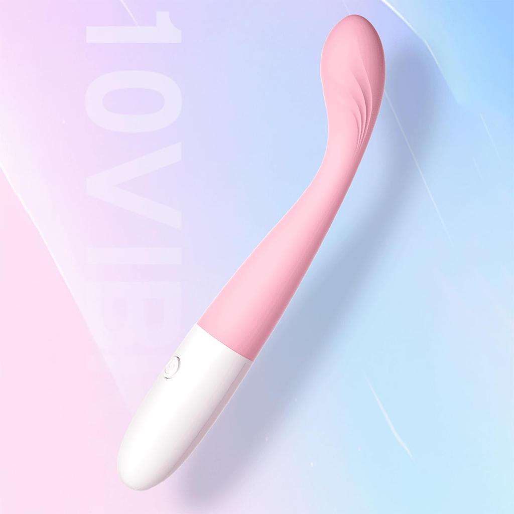 Yemax Slim Vibrator for Clitoris Nipple Soft Silicone Small Rotor for 10 Vibration Nipple Pink Dildo, Beginner's Women, Stimulation, Stimulation,