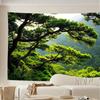 Green Pine Tree Forest Mountain View Nature Landscape Wall Tapestry Art Decor Home Interior Design Living Room Bedroom
