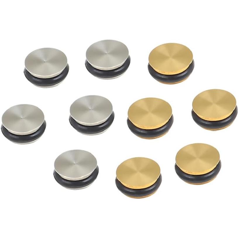 10pcs Wind Music Repair Parts Open Hole Plug Flute Plugs for Open Hole Flutes Rubber Flute Plugs Plug for Flute Gold Flute Plug Flute Accessory Flute