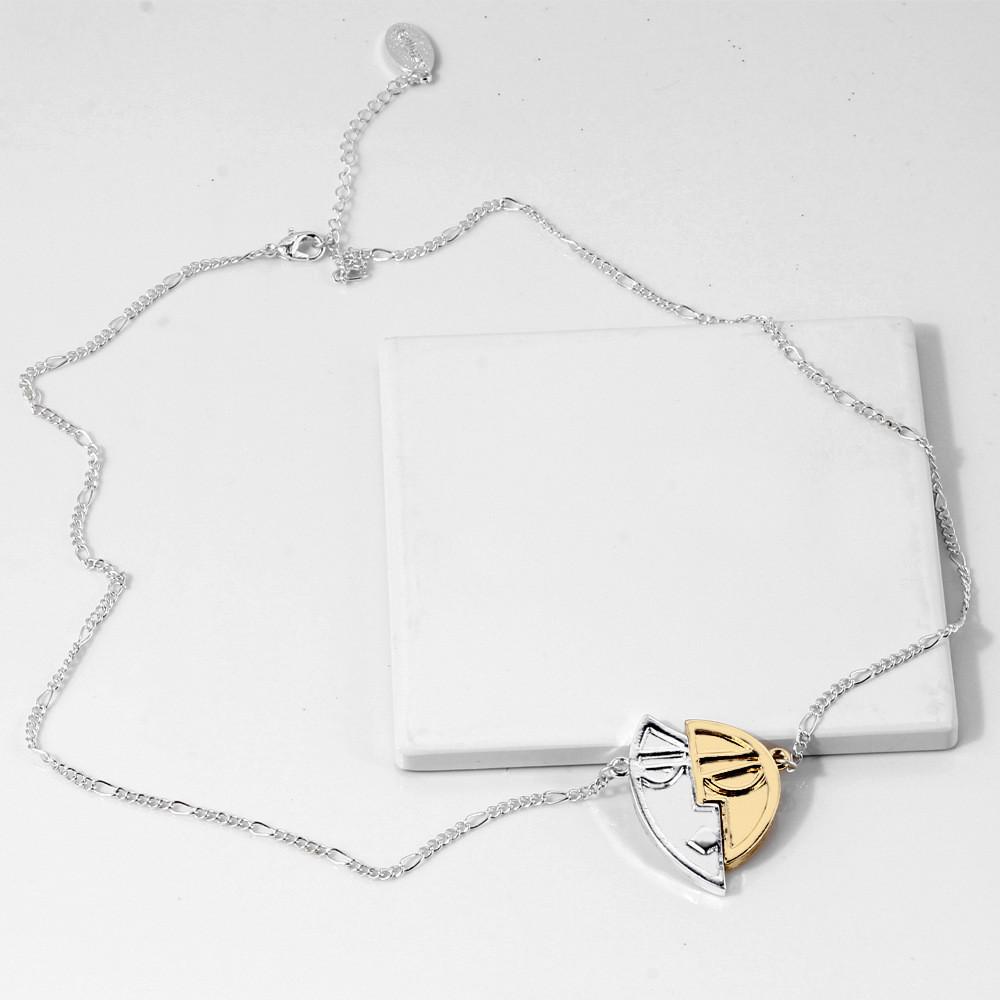 Stylish 2021 Geometric Heart Shaped Collarbone Chain Necklace For Women With Elegant Design