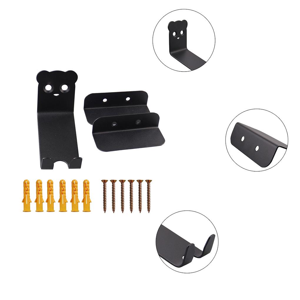 3pcs/set Bicycle Rack Cycling Pedal Padlock Holder Tire Wall Mount Bike Wall Support Storage Hanger Stand Bicycle Accessory