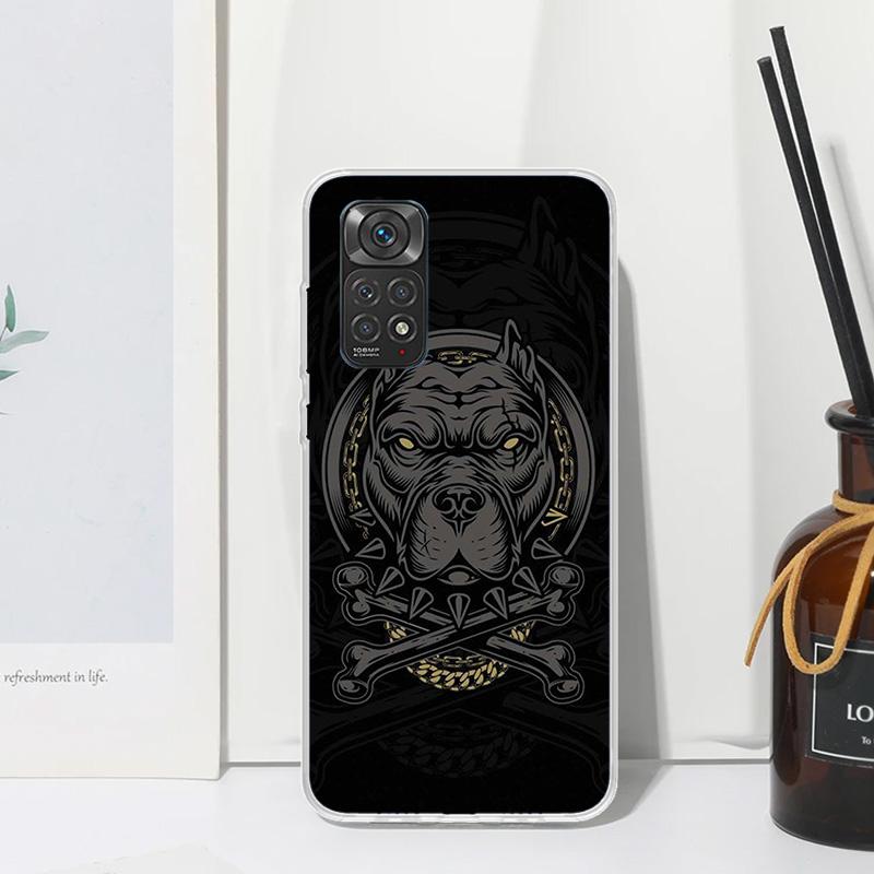 Pit Bull Pet Dog Pitbull Phone Case For Xiaomi Redmi Note 15 13 14S 14 Pro Plus 12S 11S 10S 12 11E 10 11T Art Fundas Back Cover