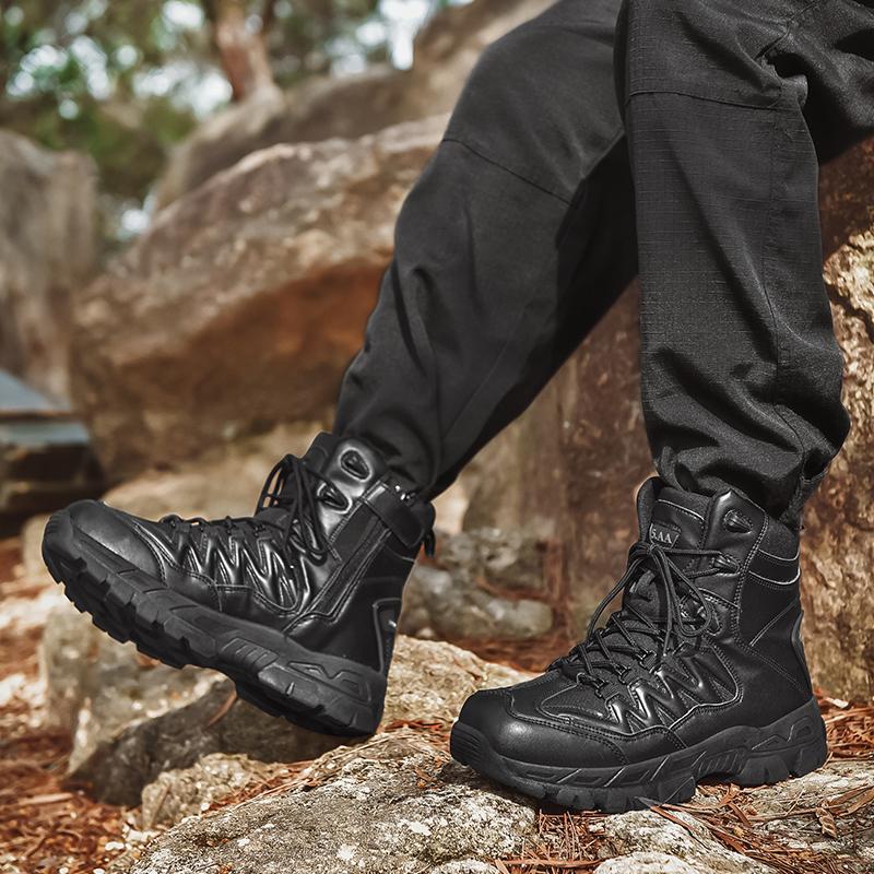 Tactical Combat Boots Men Desert Boots Outdoor Hiking Boots Ankle Shoes For Men Work Safty Shoes
