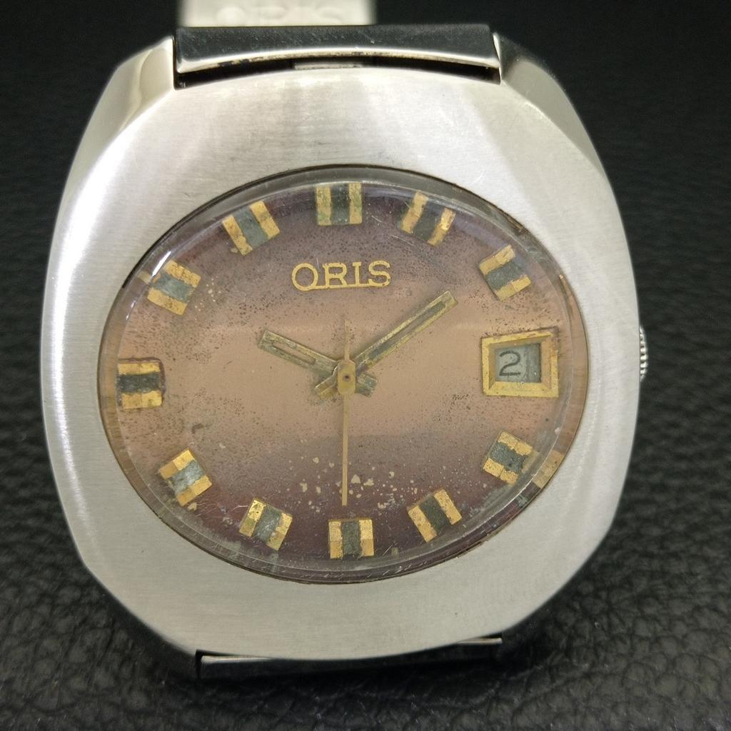 GENUINE VINTAGE ORIS AUTOMATIC SWISS MENS ORIGINAL DIAL WRIST WATCH A702547-1