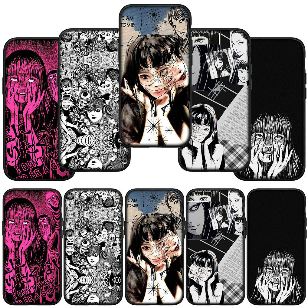 for Samsung Galaxy S25 S24 S23 iPhone 17 16 15 Xiaomi Redmi Note 14 13 12 11 Plus Pro Max A57 Phone Case Collection Tomie Junji Ito OPPO Huawei Cover