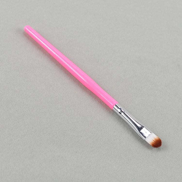 Minaki Long Wooden Handle Eyeshadow Brush for Beginners