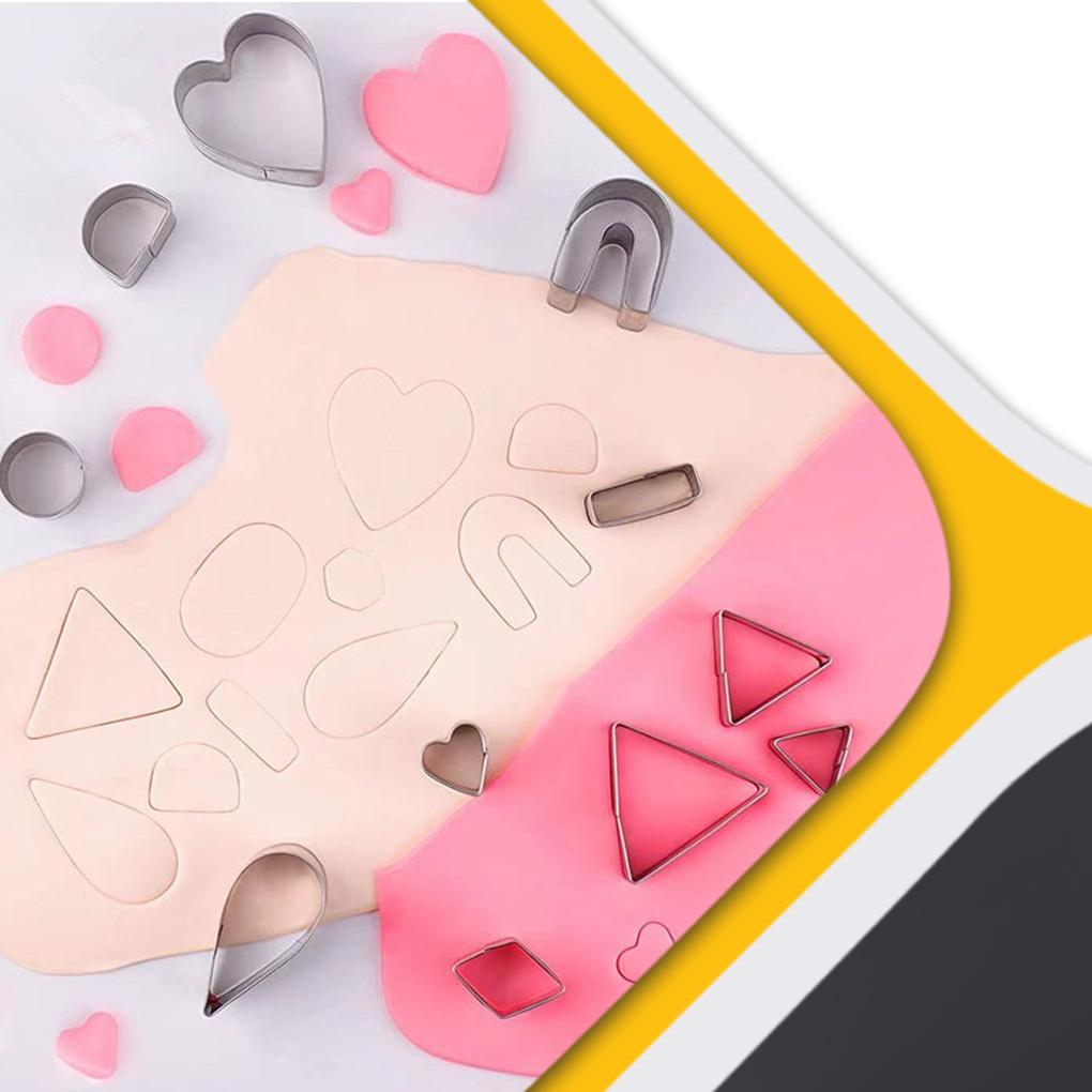 36 Pieces/Set Clay Mold Portable Washable Slicing Earring Pendant Jewelry Making Mould Molding Tool Accessories