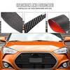 Soft Carbon Fiber Headlight Eyebrow Trim Sticker For Hyundai Veloster 2011-2017