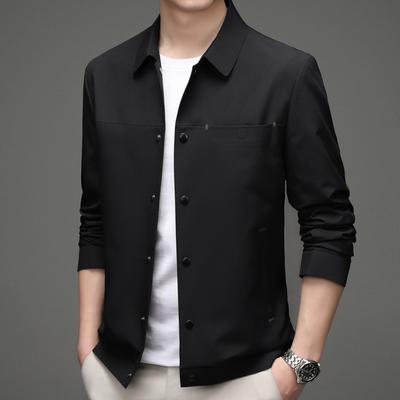 Ανδρικό μπουφάν με πέτο Business Thin Jacket Executive Top