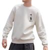 Adidas Climbing Cat Cute Pattern Solid Logo Crewneck Fleece Pullover Sweatshirt Unisex Sweatshirt White IB2713(TEAM378-WEIYI-F2)