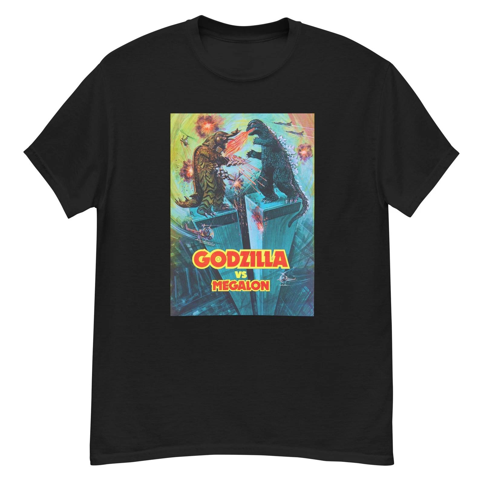 Godzilla vs Megalon (1973) cult film fan art t-shirt S